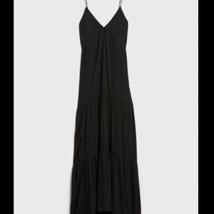 Banana Republic Tiered hem maxi dress Sz 10 NWT